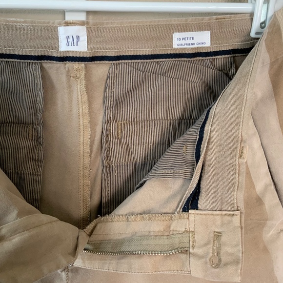GAP Cropped Tuxedo Stripe Girlfriend Chino - Picture 16 of 16